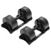 Купить Гантель  NUO Nuobell All Black 2-20 кг 2шт в Киеве - фото №1